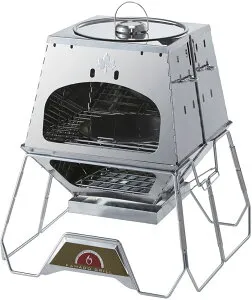 【マラソン期間中 1万円以上で500円OFFクーポン！】 ロゴス LOGOS アウトドア LOGOS THE KAMADO EMiwa 多機能グリル 鍋料理 オーブン料理 窯 焚き火台 ダッチオーブン 設定・撤収簡単 コンパクト収納