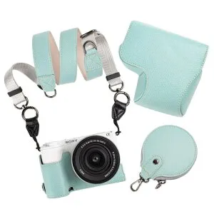 kinokoo for VLOGCAM ZV-E10 II ケース、SONY ミラーレス一眼カメラ 16-50mmレンズ対応 ZV-E10M2 専用 カメラケース zv-e10 ii用 カメラバッグ Alpha ZV-E10 II対応 保護カバー カメラアクセサリーポーチ付き