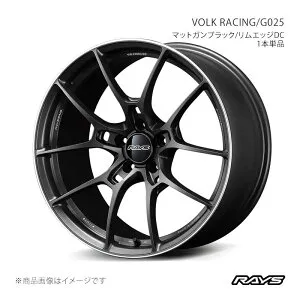 RAYS レイズ ボルクレーシング G025 レガシィツーリングワゴン BR9 フロント/リア共用 アルミホイール1本単品【18×8J 5-100 INSET45 MK】06258804596MK