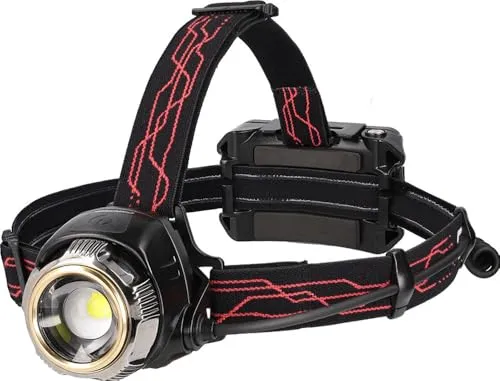 GENTOS(ジェントス) LED ヘッドライト USB充電式 【明るさ800ルーメン/実用点灯13時間/後部認識灯】 専用充電池または単3形電池4本 (別売り) 使用 Gシリーズ GH-300RG