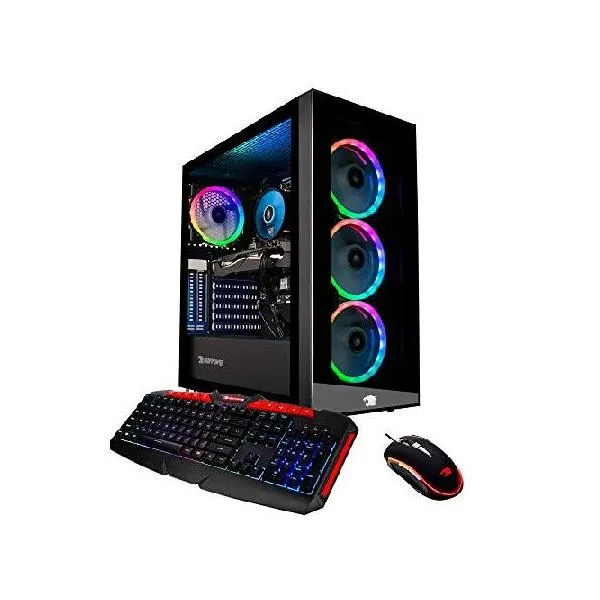 iBUYPOWER Pro Gaming PC Computer Desktop Element MR9270 (Intel Core i7-9700F 3.0GHz, NVIDIA GeForce RTX 2060 6GB, 16GB DDR4-2666 RAM, 1TB HDD_並行輸入