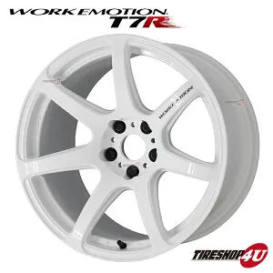 【最大P25倍】 送料無料 新品 アルミホイール 1本価格 15インチ 5j WORK EMOTION T7R 1piece 15×5.0J 4/100 +45 WHT ホワイト ワーク エモーション ティーセブンアール 1ピース ※商品画像はイメージです。