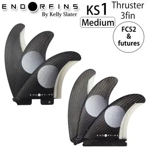FIREWIRE Slater Designs ファイアーワイヤー スレーターデザイン フィンショートボード用 トライフィン ENDOR FINS エンダーフィン KS1 TRI FIN [Medium] future FCS2 カーボン 超軽量 3枚【即】