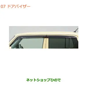 大型送料加算商品 ●純正部品スズキ ラパンドアバイザー純正品番 99000-990B6-L03【HE33S】※07
