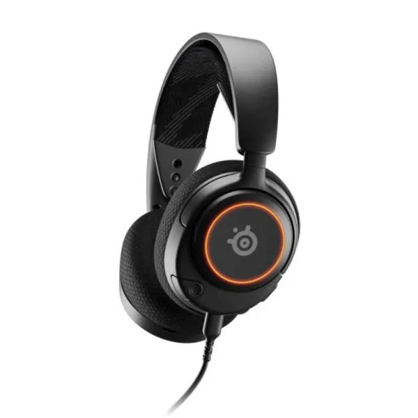 STEELSERIES 有線 ゲーミングヘッドセット Arctis Nova 3 ブラック [φ3.5mmミニプラグ+USB-C+USB-A /両耳 /ヘッドバンドタイプ] 61631J