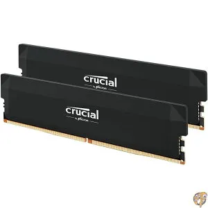 【5日最大1500円クーポン】Crucial(クルーシャル) PRO (マイクロン製) デスクトップ用メモリ 16GB×2枚 DDR5-6400 オーバークロック CP2K16G64C38U5B