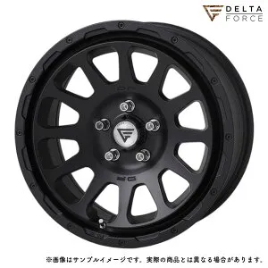 デルタフォース オーバル 17x7.0J 5H 114.3 +32 マットブラック (MBK) / 17インチ ホイール1本 DELTA FORCE OVAL / ハブ径:73.1 RAV4 等