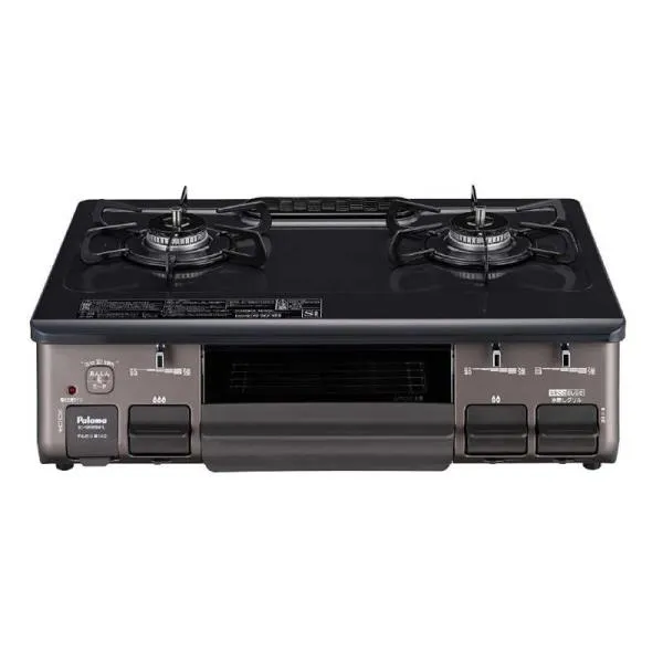 パロマ ガステーブル コンロ グレー [約60cm/プロパンガス/左強火] ICS89BMLLP
