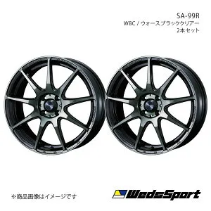 wedssport/SA-99R ワゴンR MH35S/MH55S ホイール 2本セット 0073860×2【15×5.0J 4-100 INSET45 WBC】