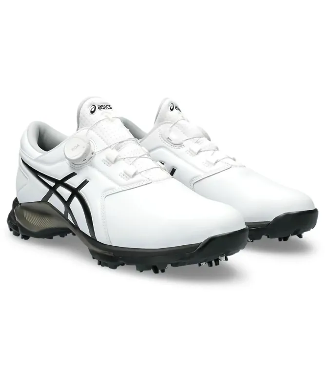 獲得ポイント94pt 62% OFF／SALE 【送料無料】アシックス(asics) ゴルフシューズ ソフトスパイク GEL-ACE PRO M ゲルエースプロ M 1111A229 【2023年モデル】 メンズ WH／BK 27．5