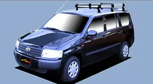 ★TUFREQ ルーフキャリア プロボックス NCP50V/NCP51V/NCP55V用/Hシリーズ 長さ：ミドル HF431D+