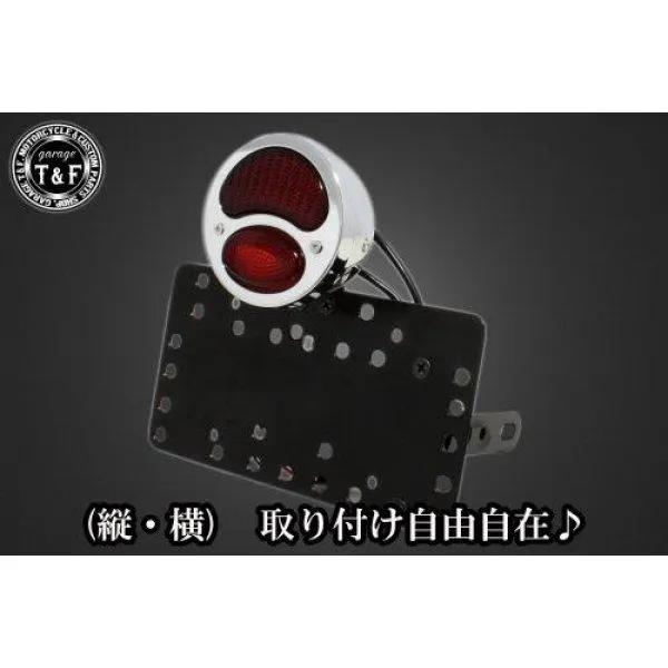 SN01624 ガレージT&F サイドナンバーキット&DUOテールランプ(デュアル)メッキ+ステー イントルーダーLC250 JP店