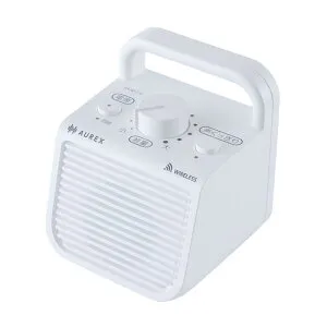 東芝 AX-WST10(W) テレビ用スピーカー AUREX 声くっきり機能搭載 ハンドル付 ホワイト