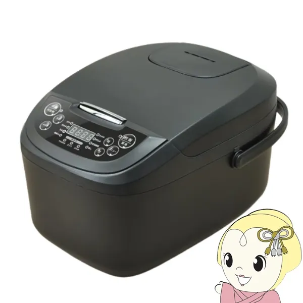 炊飯器 一升炊き 10合 VERSOS ベルソス マイコン炊飯器 ブラック VS-KE24-BK/srm