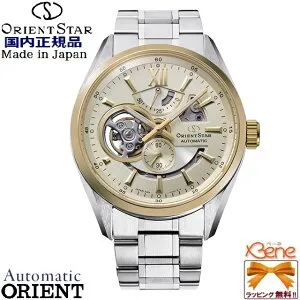 '24-3 メカニカルウォッチ 機械式 メンズ ORIENT STAR/オリエントスター Contemporary collection MODERN SKELETON 誕生10周年記念モデル 自動巻(手巻付) シルバー×ゴールド RK-AV0124G[F6F44]