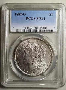 1882 O モーガン シルバー ダラー PCGS MS61 送料無料