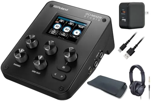 Roland ローランド/GO:MIXER STUDIO [ヘッドホン ＆ USB電源アダプター ・USB-Cケーブル セット！] オーディオインターフェース