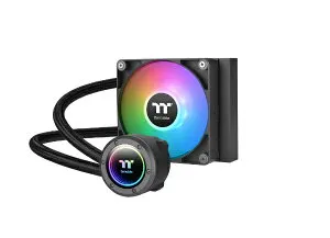 THERMALTAKE｜サーマルテイク 水冷CPUクーラー 120mmファン [LGA1700/1200/1156/1155/1151/1150・AM5/AM4/AM3+/AM3/AM2+/AM2] TH120 ARGB Sync V2 ブラック CL-W360-PL12SW-A