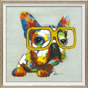 油彩画 オイル ペイント アート 「ビッグ グラシーズ（Sサイズ）」 壁掛用 オイル ペイント OP-07020周年記念品 プレゼント 退職記念 卒業記念 名入れ相談