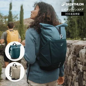 【ポイント10倍】QUECHUA ケシュア 登山 ハイキング バックパック ロールトップ NH500 ESCAPE 16L 20L | レディース メンズ 軽い ノートPC 通気 防災 アウトドア 収納 20リットル リュックサック 登山リ