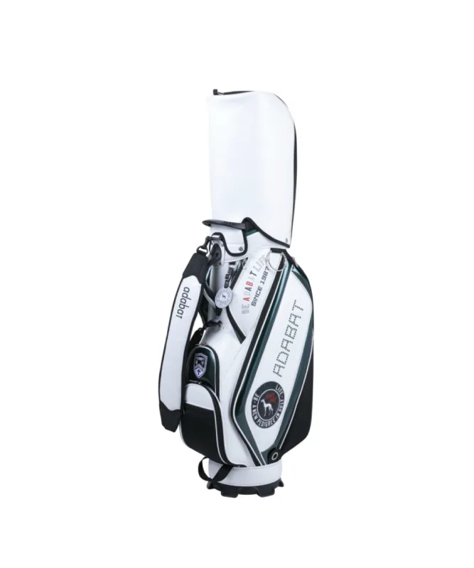 獲得ポイント330pt 【送料無料】アダバット(adabat) キャディバッグ ABC437 【2025年モデル】 メンズ WH／GR