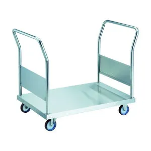 TRUSCO オールステン両袖台車 900X600 φ100NU AS-2W-100NU 1個