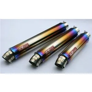 K2-tec GPスタイル STDチタンサイレンサー 3ピース 60.5/P50（ステンレス/SUS304） 外径 φ100 筒長 420mm gps3p-42t6h5 ケイツーテック マフラー本体 汎用