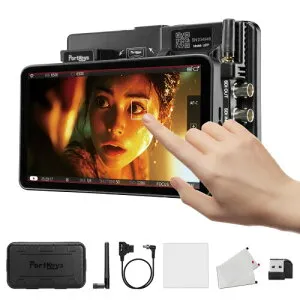 Portkeys LS7P 7インチ カメラ モニター 1000nit タッチスクリーン カメラコントロール フィールドモニター メタルフレーム Bluetooth ワイヤレスコントロールカムコーダー FX3/FX6/FX30/RX10/A7S III EOS