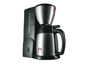 メリタ コーヒーメーカー 2杯 ～ 5杯 ステンレス ノア プラス SKT55 |フィルター式 保温 おしゃれ スタイリッシュ 1人用 1人 一人 コーヒーマシン 珈琲メーカー SKT54 Melitta プレゼント 男性 父の