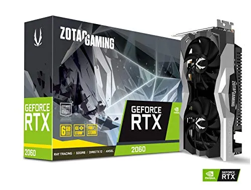 ZOTAC(ゾタック) Gaming GeForce RTX 2060 ツインファン 6GB GDDR6 192ビット ゲーミンググラフィックスカード 超コンパクト IceStorm 2.0 ZT-T20600F-10M