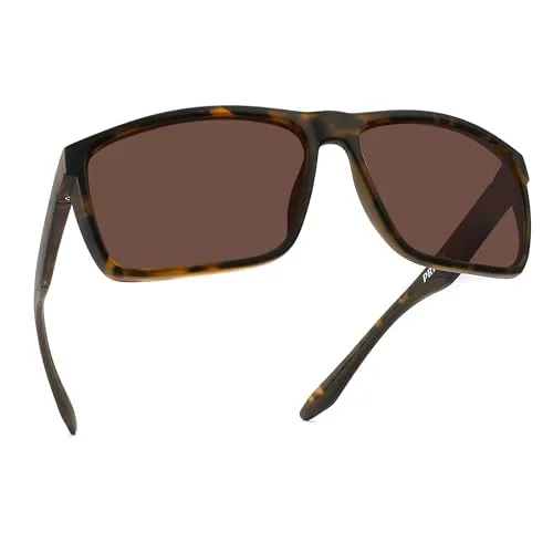 PRIVEL XXL サイズ 特大 159mm スポーツ偏光サングラス ビッグワイドヘッド メンズ TR90 アウトドア サイクリング ランニング 釣り, ゴム製べっ甲 | 偏光ブラウン。, Extra Large Fit