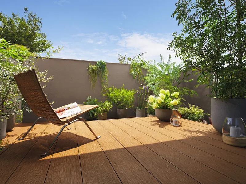 ウッドデッキ(工事費込み) リウッドデッキ S EG[幅:6249mm 奥行:920mm 床高さ:Ｃタイプ(170mm) カラータイプ:レッドブラウン（高意匠タイプ）] YKKAP(ykk) | 0.5坪/0.75坪/1.5間/2間/2.5間/1.5坪/2坪/4尺/5尺/6尺/7尺/8尺/9尺/10尺/90cm/180cm/4m ウッドパネル ウリン キット