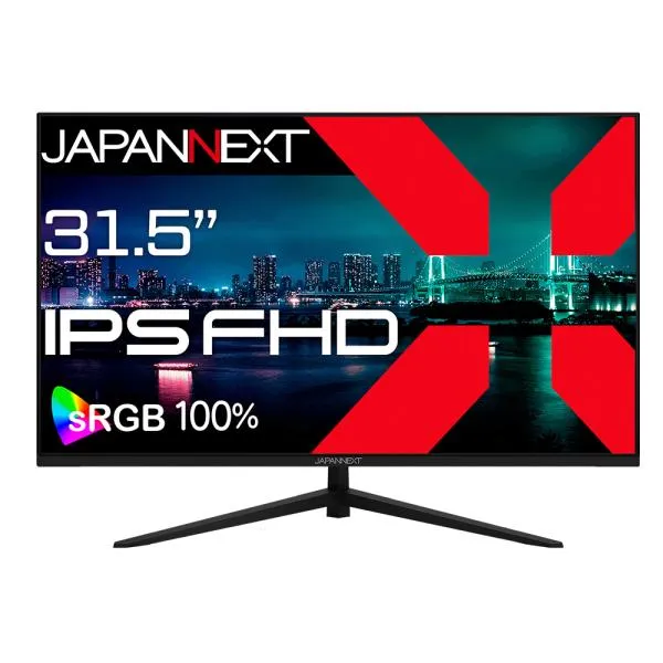 JAPANNEXT｜ジャパンネクスト 液晶ディスプレイ(31.5型/ IPS/ FullHD 1920×1080/ 75Hz/ 8ms)(ブラック) JN-IPS315F 返品種別A