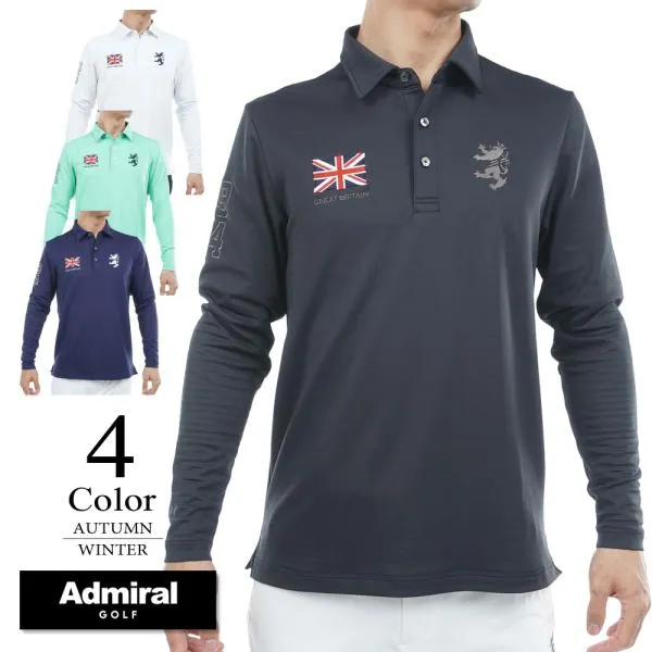 セール/40％OFF アドミラル ゴルフウェア フラッグシャツ adma590 （M/L寸：メンズ） Admiral GOLF ゴルフウエア 2025秋冬