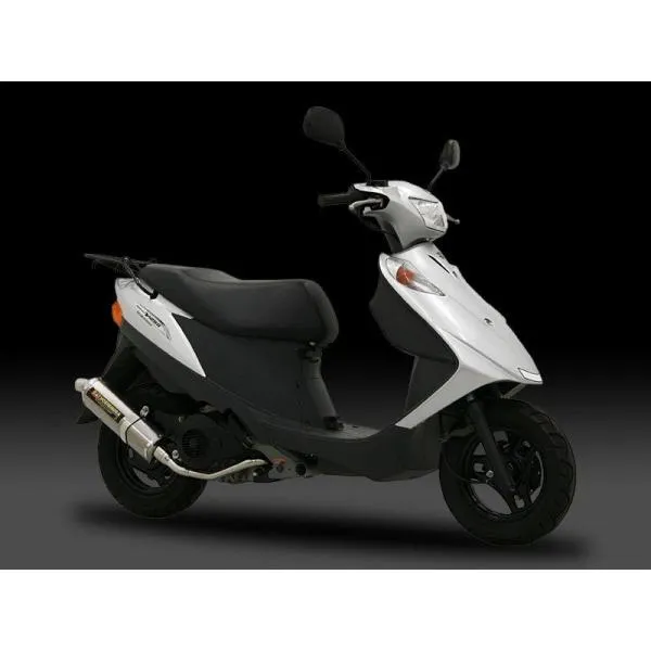 YOSHIMURA ヨシムラ Tri-Oval サイクロン SS （ステンレスカバー）/重量（STD4.4kg）：2.5kg アドレスV125 SUZUKI スズキ フルエキゾーストマフラー マフラー