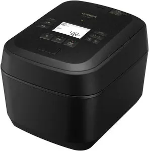 在庫有!!日立 炊飯器 5.5合 圧力&スチームIH ふっくら御膳 RZ-W100JM K 漆黒 日本製 圧騰甘み炊き 大火力 沸騰鉄釜 蒸気カット