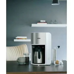 THERMOS ECK-1000 ホワイト [真空断熱ポットコーヒーメーカー] 新生活