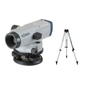 ソキア 自動レベル B40A 三脚SA-R-2セット 24倍 32mm IPX6 最短合焦0.3m スタジア比100 補正±15’ 正像 ムラテックKDS JAN4954183174545