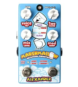 Alexander Pedals Marshmallow 新品 《ピッチシフター》[アレクサンダーペダルズ][Modulation,コーラス][Effector,エフェクター]