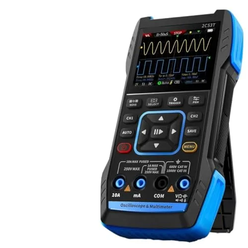 2C53T アプグレード 3in1 オシロスコープ マルチメータ信号発生器 50MHz 帯域幅 250MS レート デュアル チャネル 20000 カウント(2C53T 1PCS P6100)