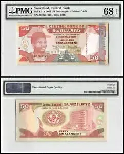 スワジランド 50 エマラゲニ、2001、P-31、PMG 68