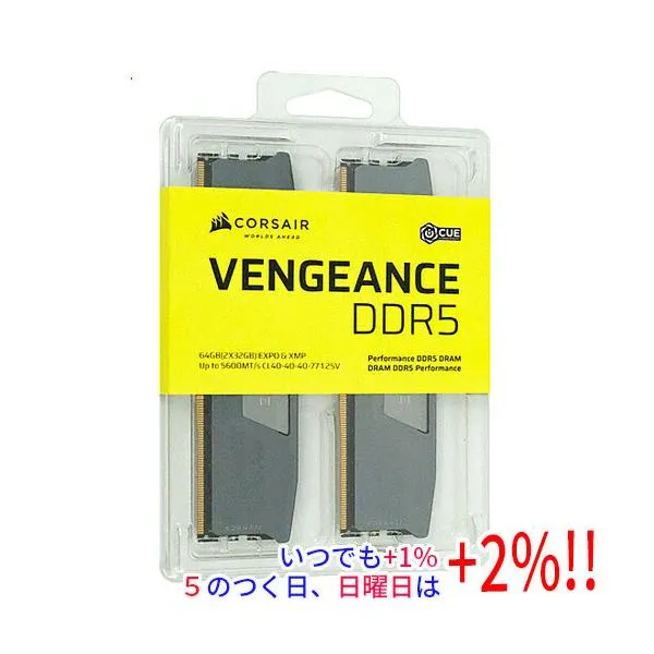 Corsair CMK64GX5M2B5600Z40 DDR5 PC5-44800 32GB 2枚組