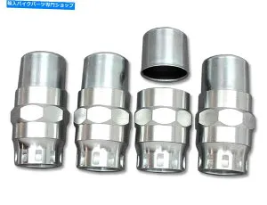 Engine Covers vtwin亜鉛上部バルブカバーセットフィット1930-1936ハーレーデビッドソンVL Vtwin Zinc Upper Lower Valve Cover Set fits 1930-1936 Harley Davidson VL【並行輸入品】