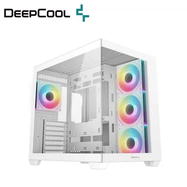 DeepCool｜ディープクール CG530 4F WH ミドルタワーPCケース(ホワイト) R-CG530-WHADA4-G-1 返品種別B