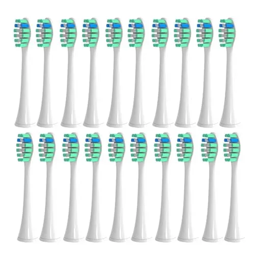 4～16個入り交換用歯ブラシヘッド プラークディフェンス電動歯ブラシヘッド 歯ブラシブラシヘッド(16pcs Green)