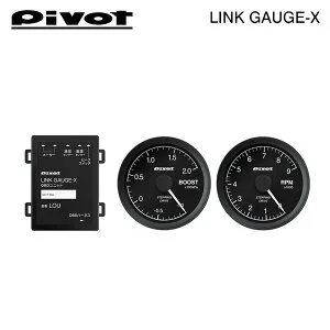 PIVOT ピボット リンクゲージX OBDユニット/ブースト計/タコメーター 3点セット NV100クリッパーリオ DR17W H27.2～ R06A (T/C)