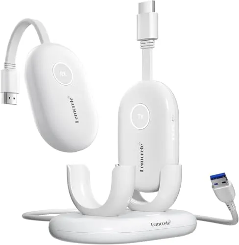 ワイヤレス hdmi 送受信機セット 磁気 50M hdmi 無線化 【日本技適認証取得】小型 １＊送信機＋1＊受信機 ８台TX増設可能 設定不要/WiFi不要/50M 転送＆50ms超低遅延無線 /1080P60hz/5G HDMI1.4 映像音声同期出