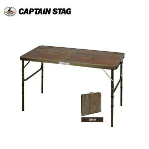 ビストロ フォールディングテーブル 120×60 UC-0571 キャプテンスタッグ CAPTAINSTAG BBQ UC-571 バーベキュー アウトドア用品 キャンプ用品 ソロキャンプ