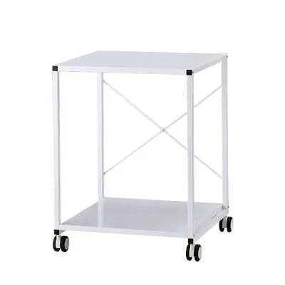 プリンターワゴン スチール 2段キャスター付き 耐荷重80kg HS-YS-75 プリンター台 プリンターラック A4・A3対応