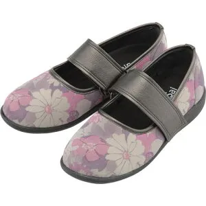 SaiSai～フラワープリント～ W941 婦人用 / 22.5cm フルールパープル マリアンヌ製靴 (W2089)